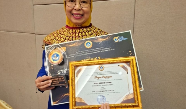 Merajut Inspirasi dari Ruang Kelas: Perjalanan Guru TK Paramount dalam  Apresiasi GTK Provinsi Sumatera Selatan 2025