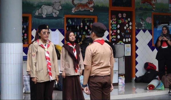 Semangat Pramuka Menghiasi SD Paramount School dalam kegiatan PERJUSA 